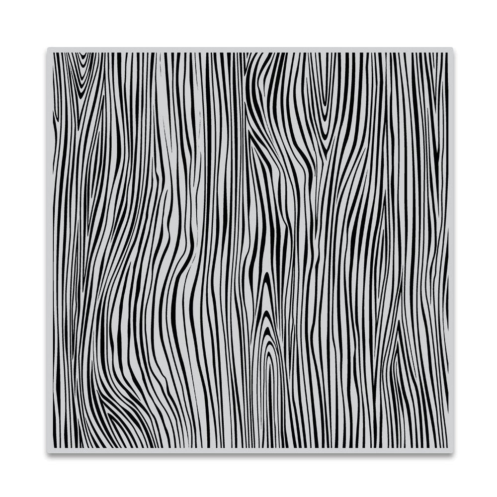 Woodgrain Bold Prints Cling Stamp
