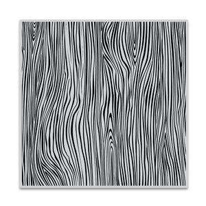 Woodgrain Bold Prints Cling Stamp