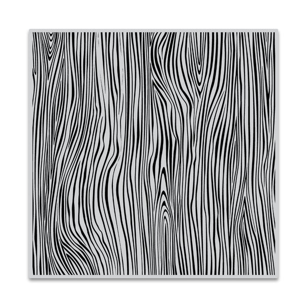 Woodgrain Bold Prints Cling Stamp