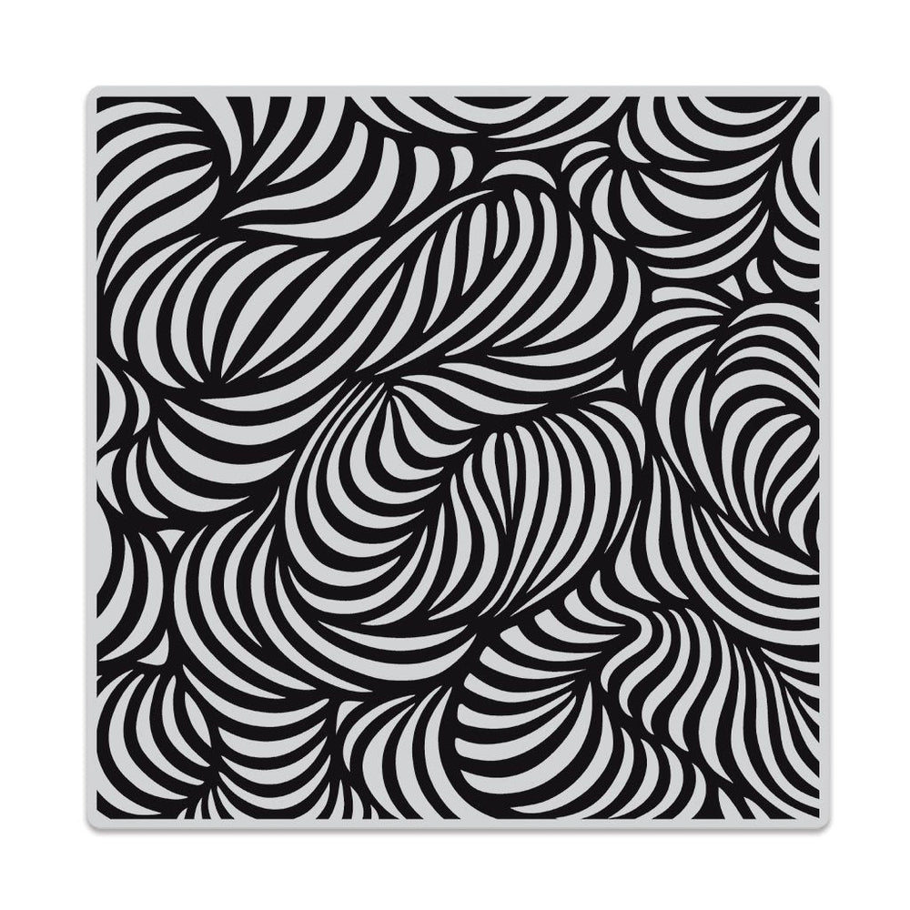 Swirl Bold Prints Cling Stamp