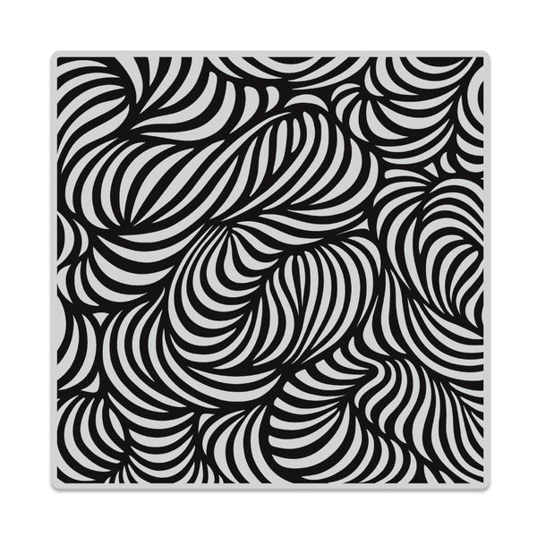 Swirl Bold Prints Cling Stamp