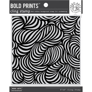 Swirl Bold Prints Cling Stamp