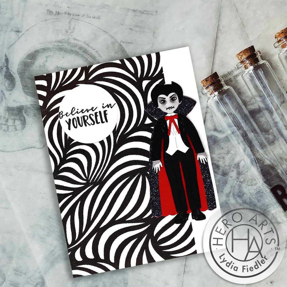 Swirl Bold Prints Cling Stamp