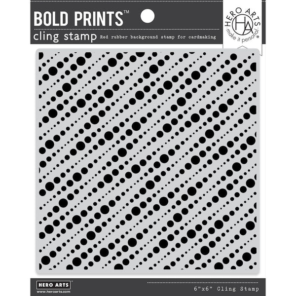 String Dots Bold Prints Cling Stamp