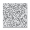 United People Bold Prints Cling Stamp
