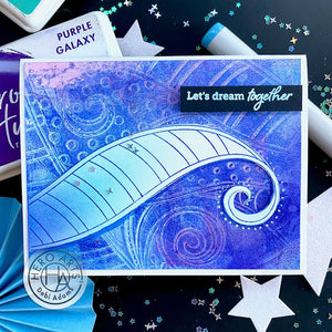 Swirls and Dots Bold Prints Cling Stamp