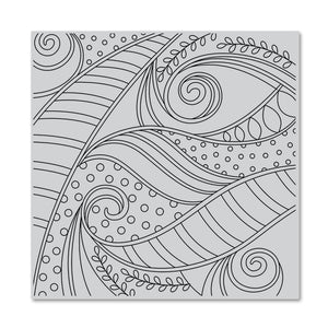 Swirls and Dots Bold Prints Cling Stamp