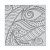Swirls and Dots Bold Prints Cling Stamp