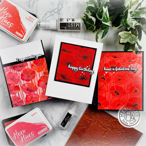 Poppy Field Bold Prints Cling Stamp