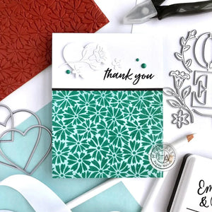 Heart-Shaped Daisies Bold Prints Cling Stamp