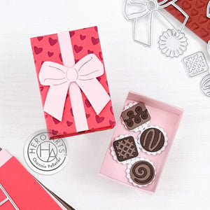 Mini Hearts Bold Prints Cling Stamp