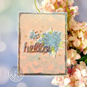 Fluttering Butterflies Bold Prints Cling Stamp