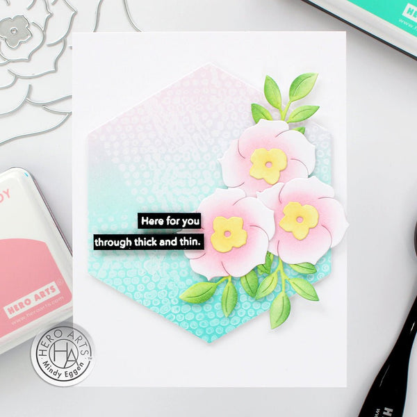 Rough Dot Bold Prints Cling Stamp