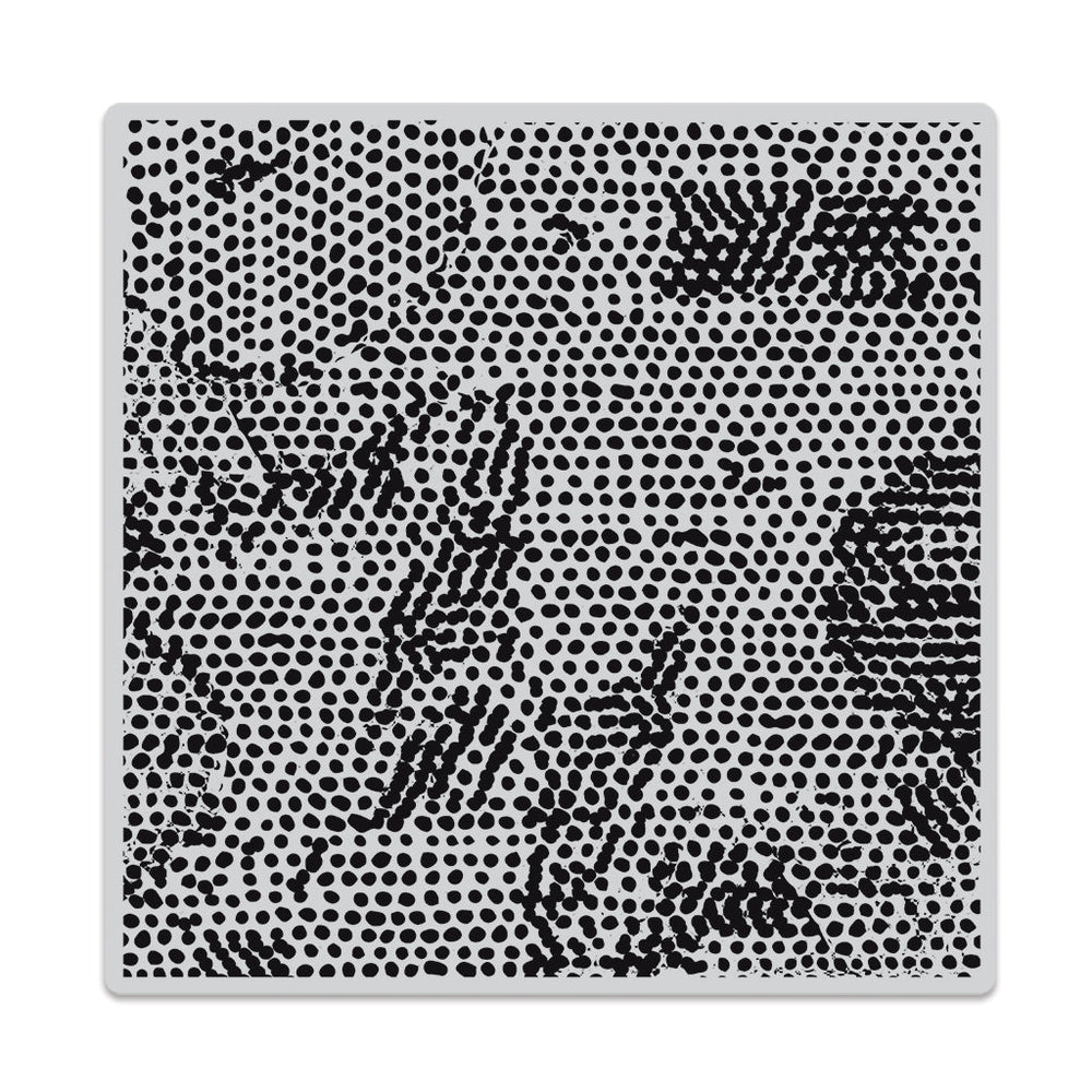 Rough Dot Bold Prints Cling Stamp