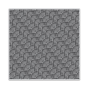 Wave Pattern Bold Prints Cling Stamp