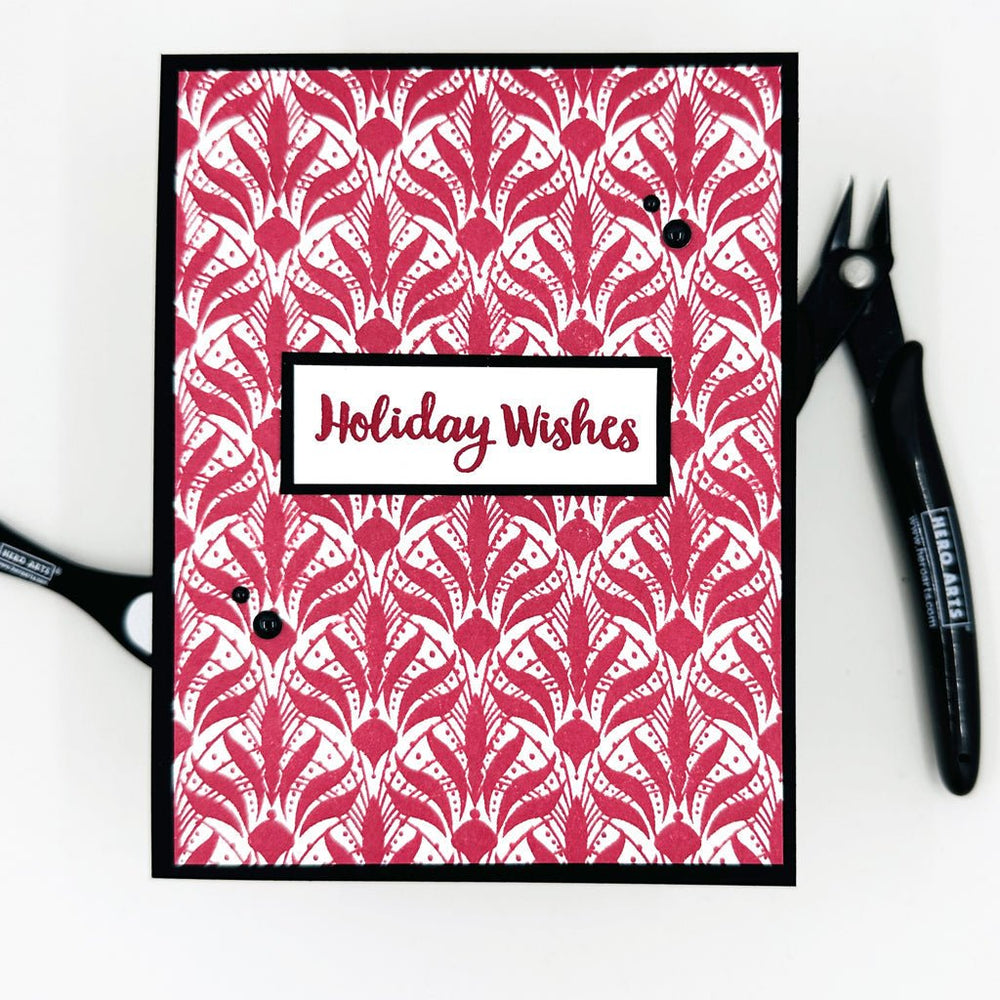 Style Moderne Bold Prints Cling Stamp