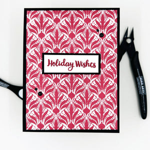 Style Moderne Bold Prints Cling Stamp