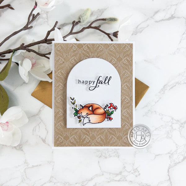 Style Moderne Bold Prints Cling Stamp