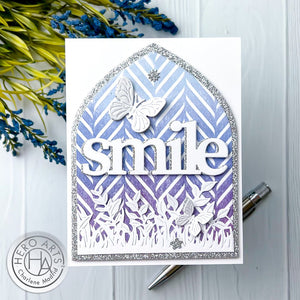 Abstract Feather Bold Prints Cling Stamp