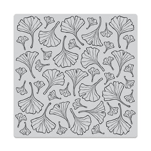 Ginkgo Leaves Pattern Bold Prints Cling Stamp