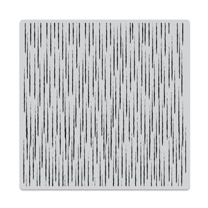 Rain Texture Bold Prints Cling Stamp