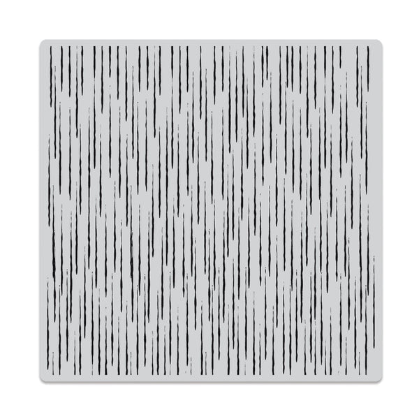 Rain Texture Bold Prints Cling Stamp