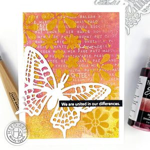 Words of Peace Bold Prints Cling Stamp