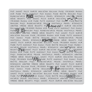 Words of Peace Bold Prints Cling Stamp