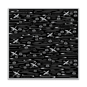 Origami Paper Bold Prints Cling Stamp
