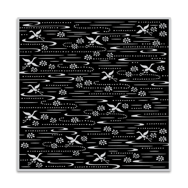 Origami Paper Bold Prints Cling Stamp