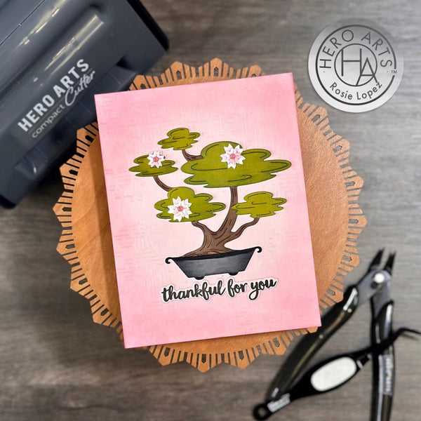 Origami Paper Bold Prints Cling Stamp