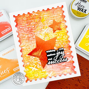 Origami Paper Bold Prints Cling Stamp