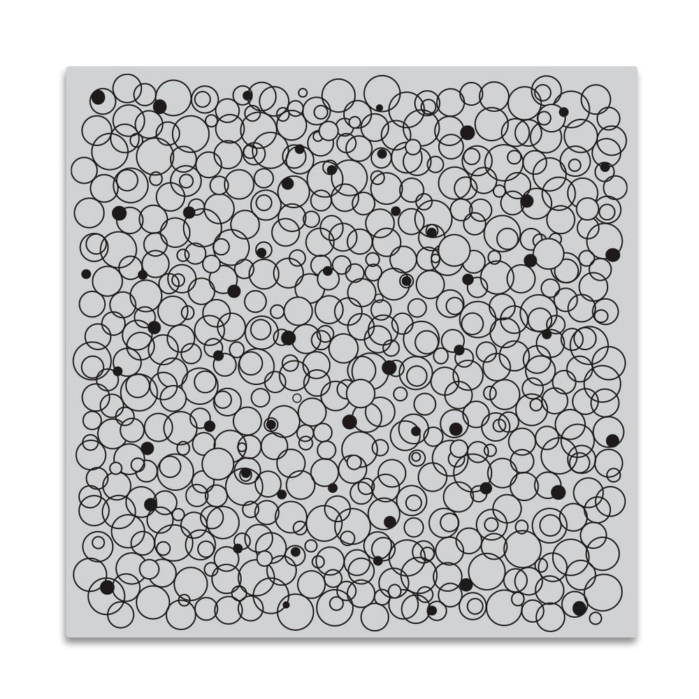 Bubble Celebration Bold Prints Cling Stamp