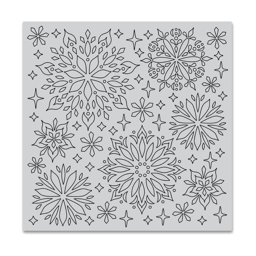 CG938 Kaleidoscope Snowflake Bold Prints - Hero Arts