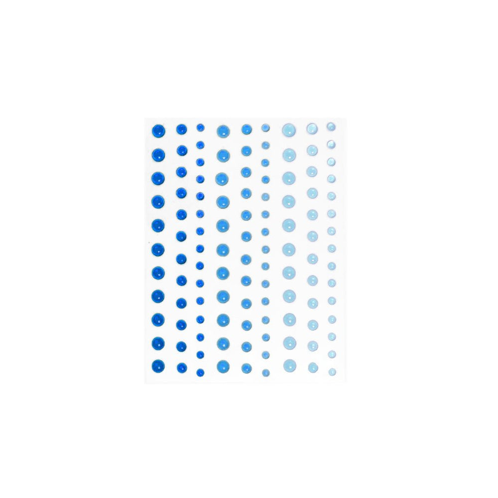 Translucent Blues Hero Hues Enamel Dots