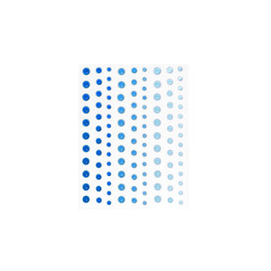 Translucent Blues Hero Hues Enamel Dots