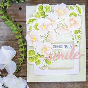 Florals Nasturtium Clear Stamp Set