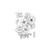 Florals Nasturtium Clear Stamp Set
