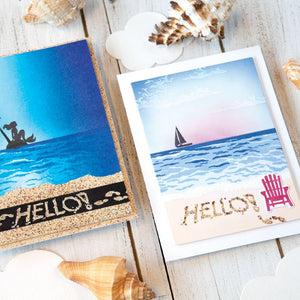 Color Layering Waves Clear Stamp Set