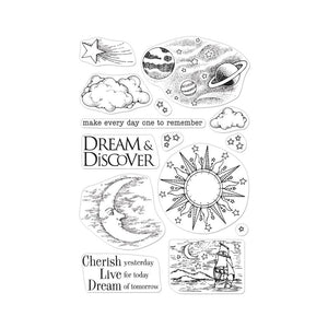 From the Vault Celestial Clear Stamp Set
