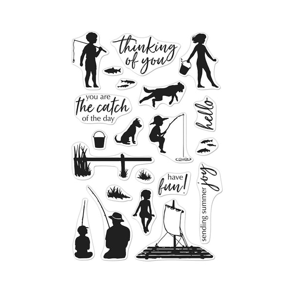 Lake Time Fun Clear Stamp Set