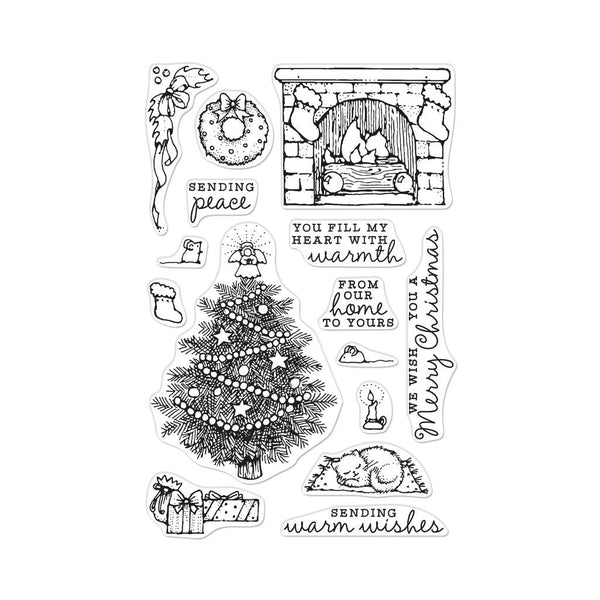 From the Vault Home Scene Clear Stamp Set