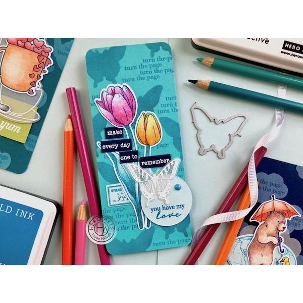 Hero Florals Tulips Clear Stamp Set
