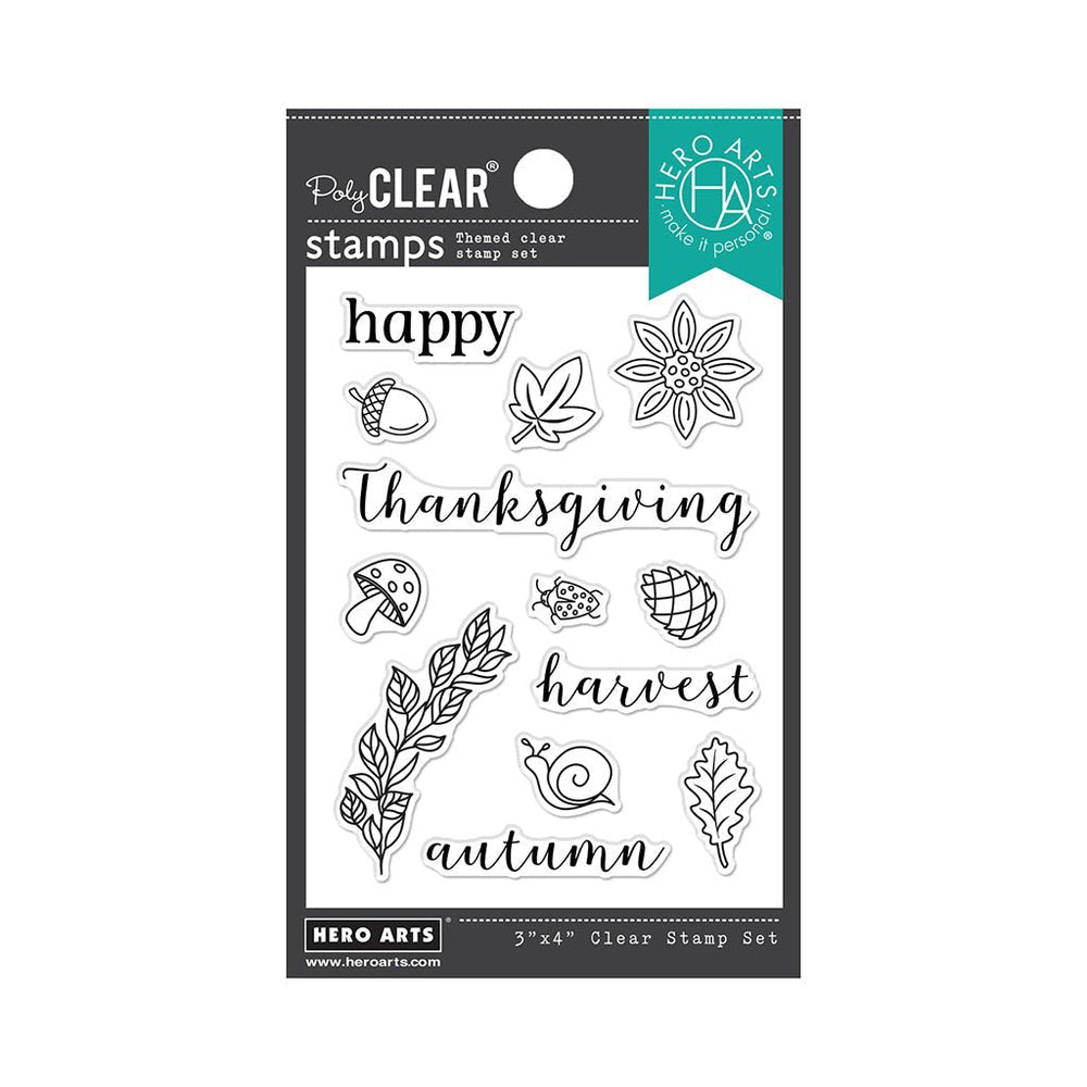 Autumn Messages Clear Stamp Set