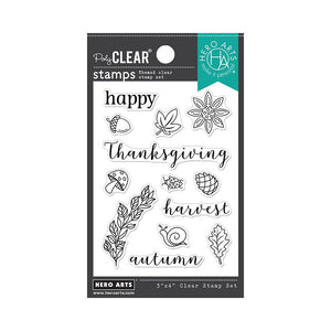Autumn Messages Clear Stamp Set