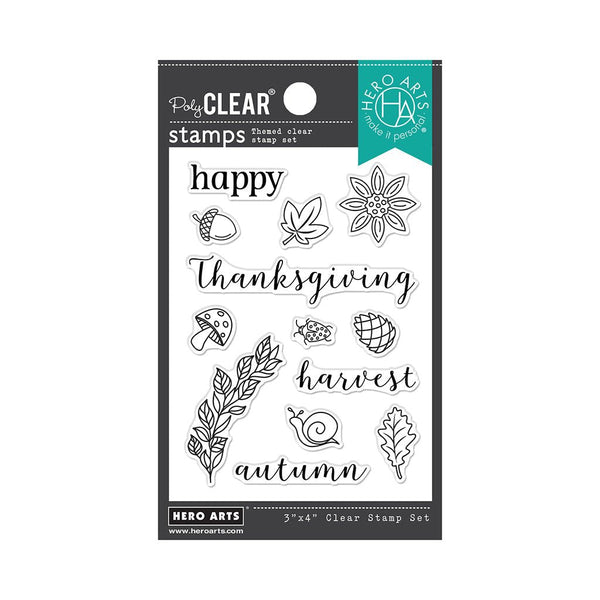 Autumn Messages Clear Stamp Set