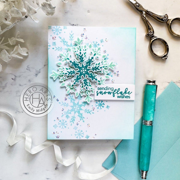Color Layering Snowflake Clear Stamp Set