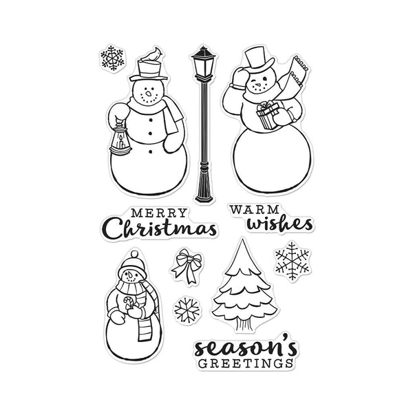 Merry Snowmen Clear Stamp Set