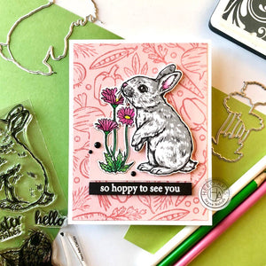 Color Layering Bunny Clear Stamp Set