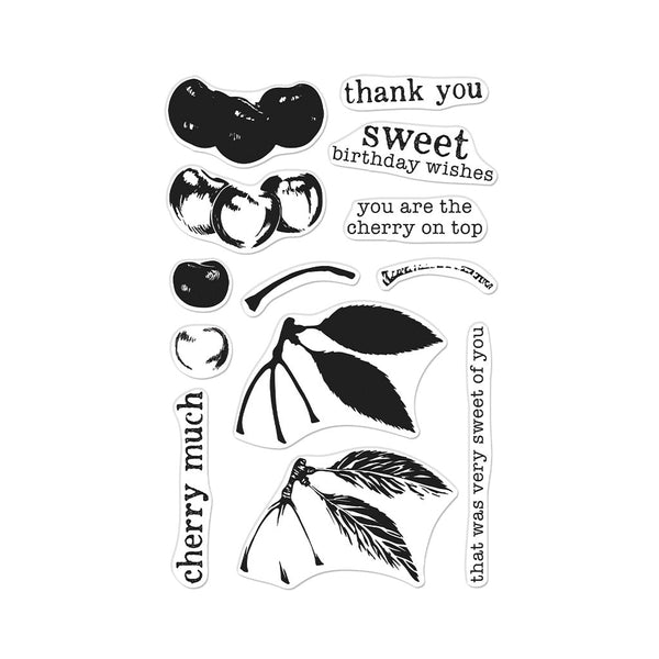 Color Layering Cherries Clear Stamp Set